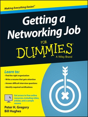 cover image of Getting a Networking Job For Dummies